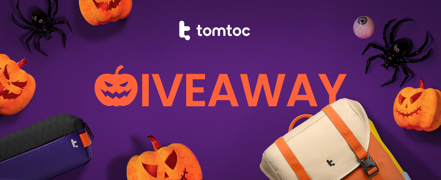 Celebrating Spooktacular: tomtoc's 2024 Halloween Giveaway