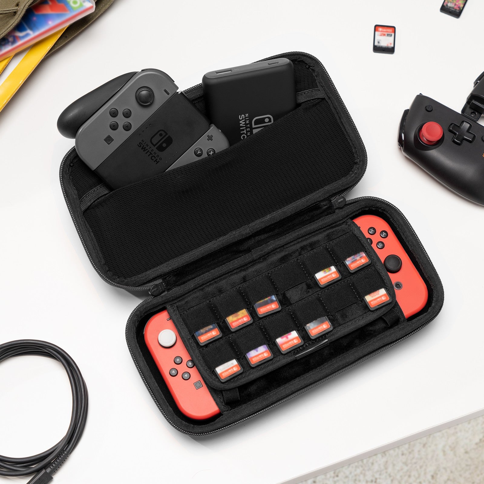 Black protective case for Nintendo Switch and Nintendo Switch OLED